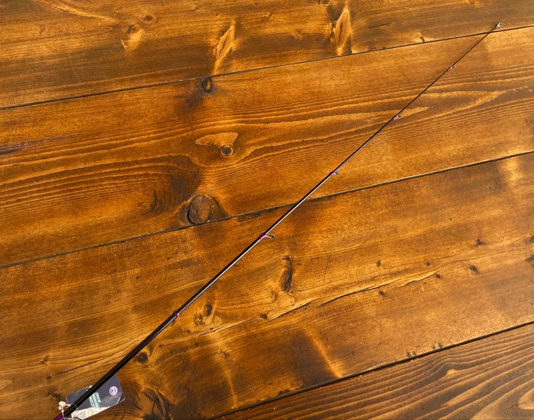 軽量　カーボンロッド　トラウトロッド　テレスコロッド　ウッドグリップ　スピニング