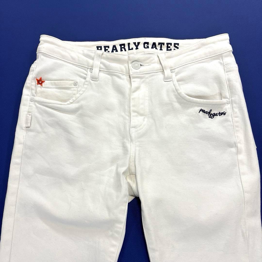 パーリーゲイツ　ロングパンツ　1/M ホワイト　オールシーズン　通年