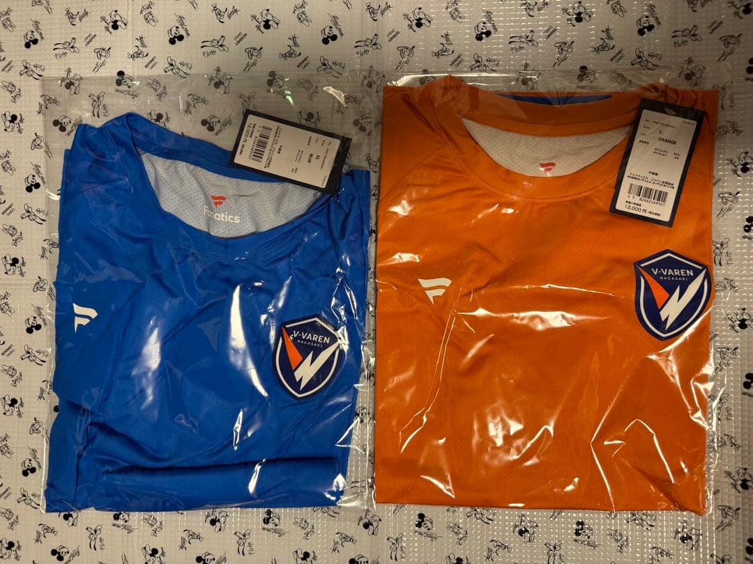 【新品未開封】Vファーレン 長崎　2025 プレマッチ シャツ　2枚セット