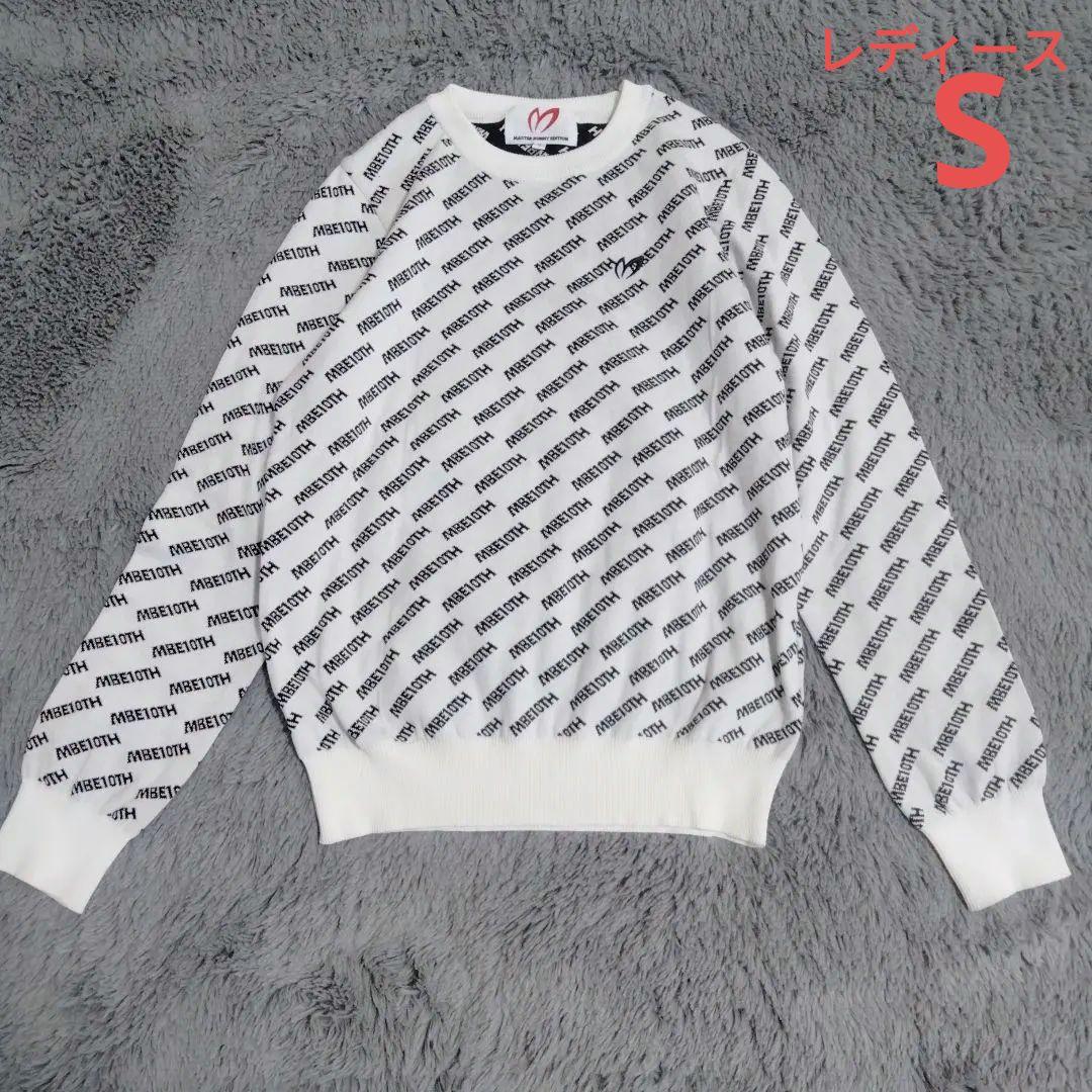 MASTER BUNNY♡ロゴ*総柄*ニット♡S ゴルフ/スポーツ