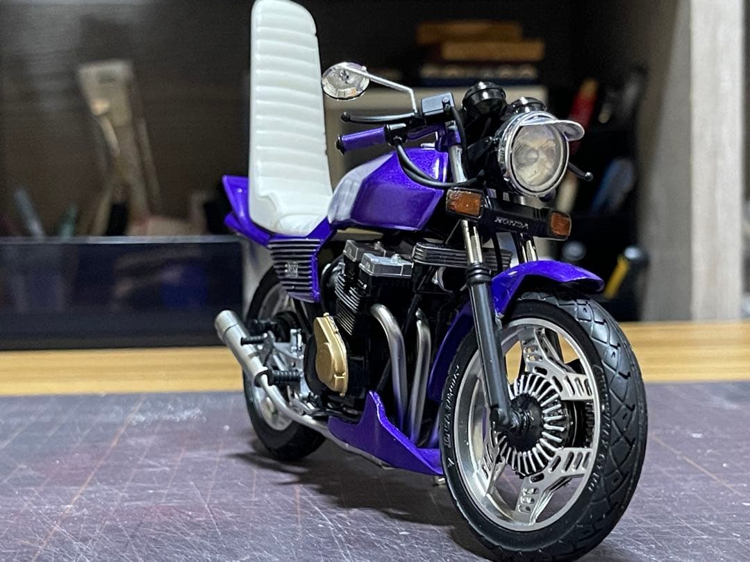 1/12 アオシマ製・CBX400F★完成ジャンク品★