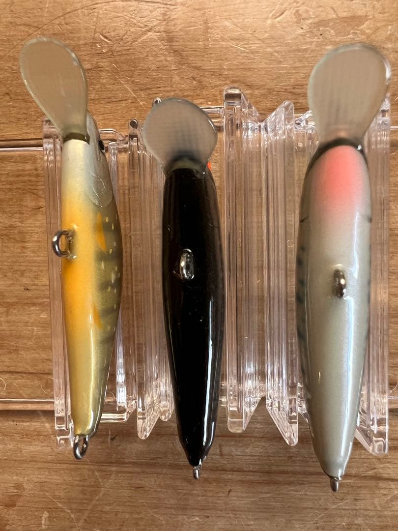 渓流ハンドメイドミノー 魚じゃらしsaburou&Ebisu 3個セット
