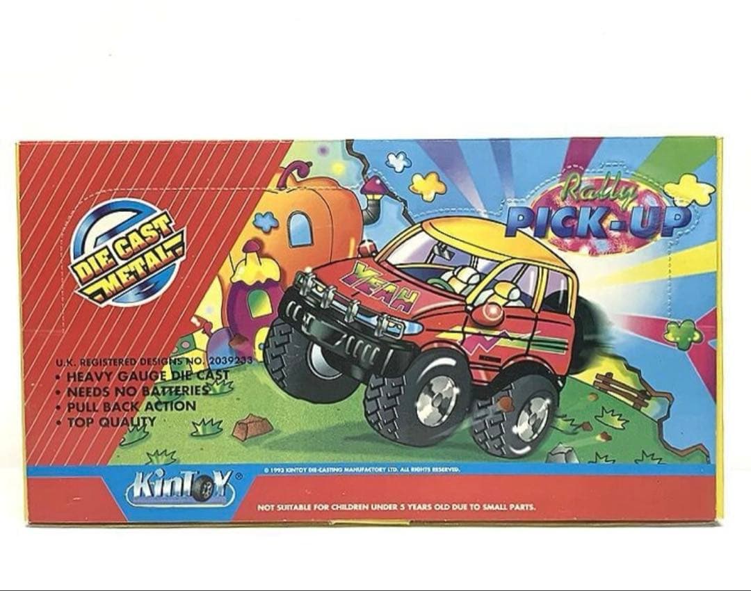 ダイキャストミニカー　プルバック式　ラリーピックアップ　1BOX(12台入)