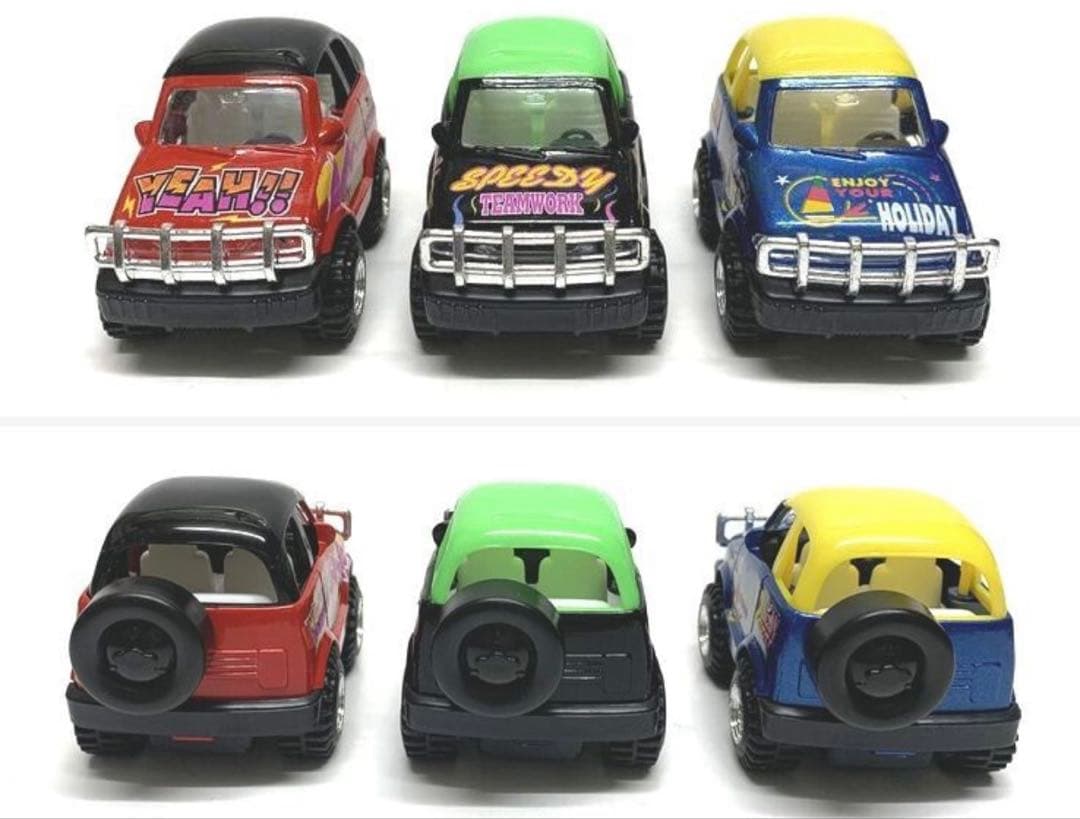 ダイキャストミニカー　プルバック式　ラリーピックアップ　1BOX(12台入)