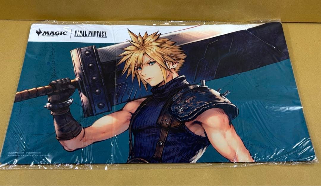 MTG ファイナルファンタジー プレイマット ユウナ、セフィロス、クラウドセット
