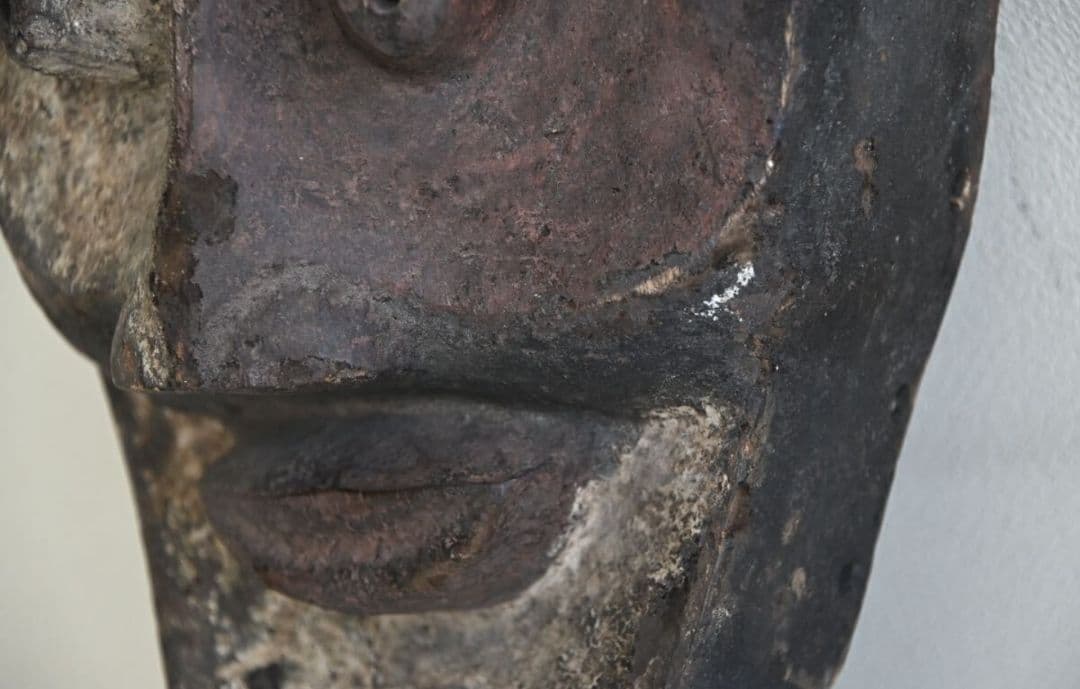 コンゴ族 仮面 　 宗教儀式 民族 文化財 希少品