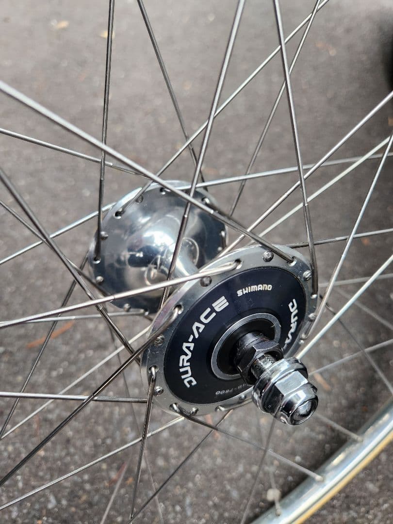 Dura-Ace ARAYAGOLD 完組ホイール 前後セット競輪 NJS認定
