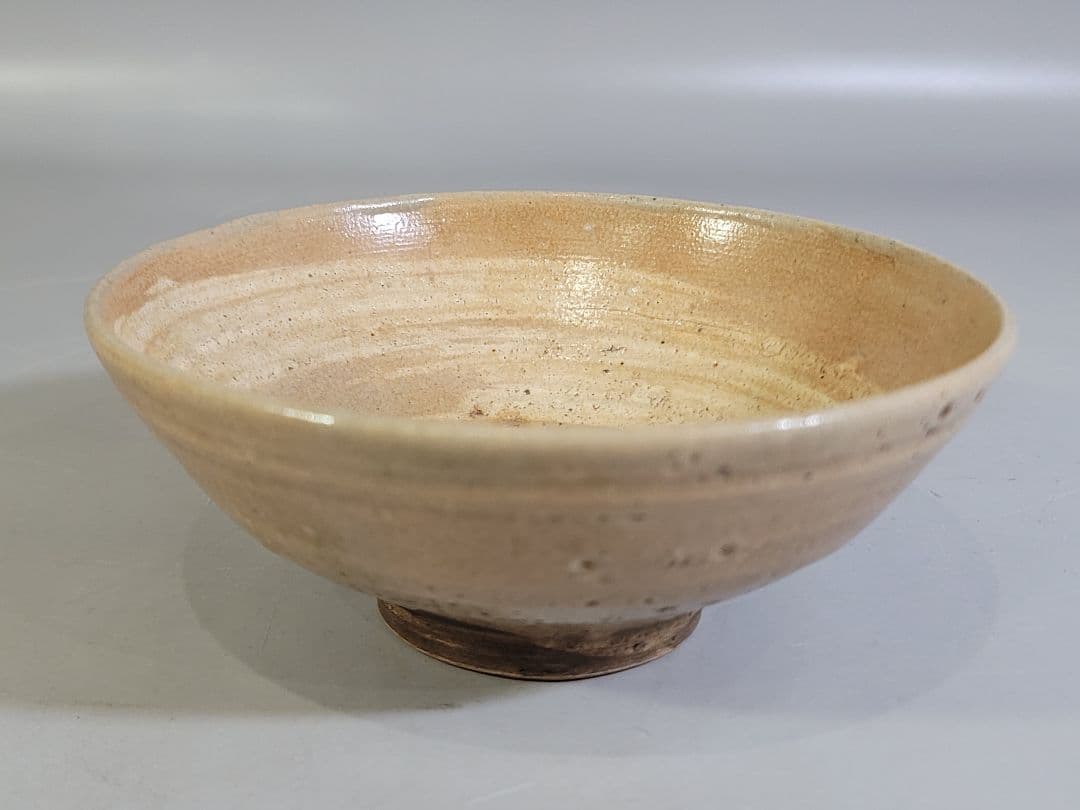 DT573 茶道具 出雲焼 刷毛目 茶碗 時代物