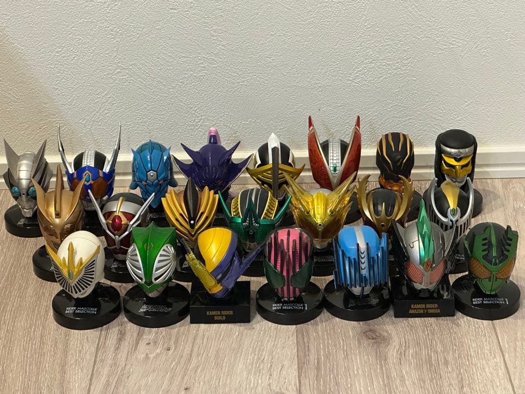 仮面ライダー マスクコレクション22体セット
