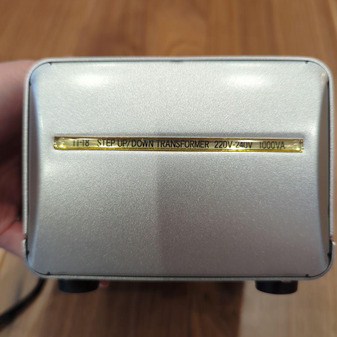 【カシムラ】変圧器TI-18 220V-240V 1000VA