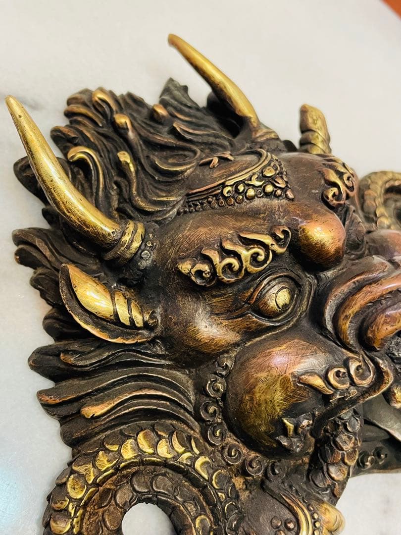 《 新品》 ヒンドゥー教 壁掛け 迦楼羅 カルラ ガルーダ 無病息災