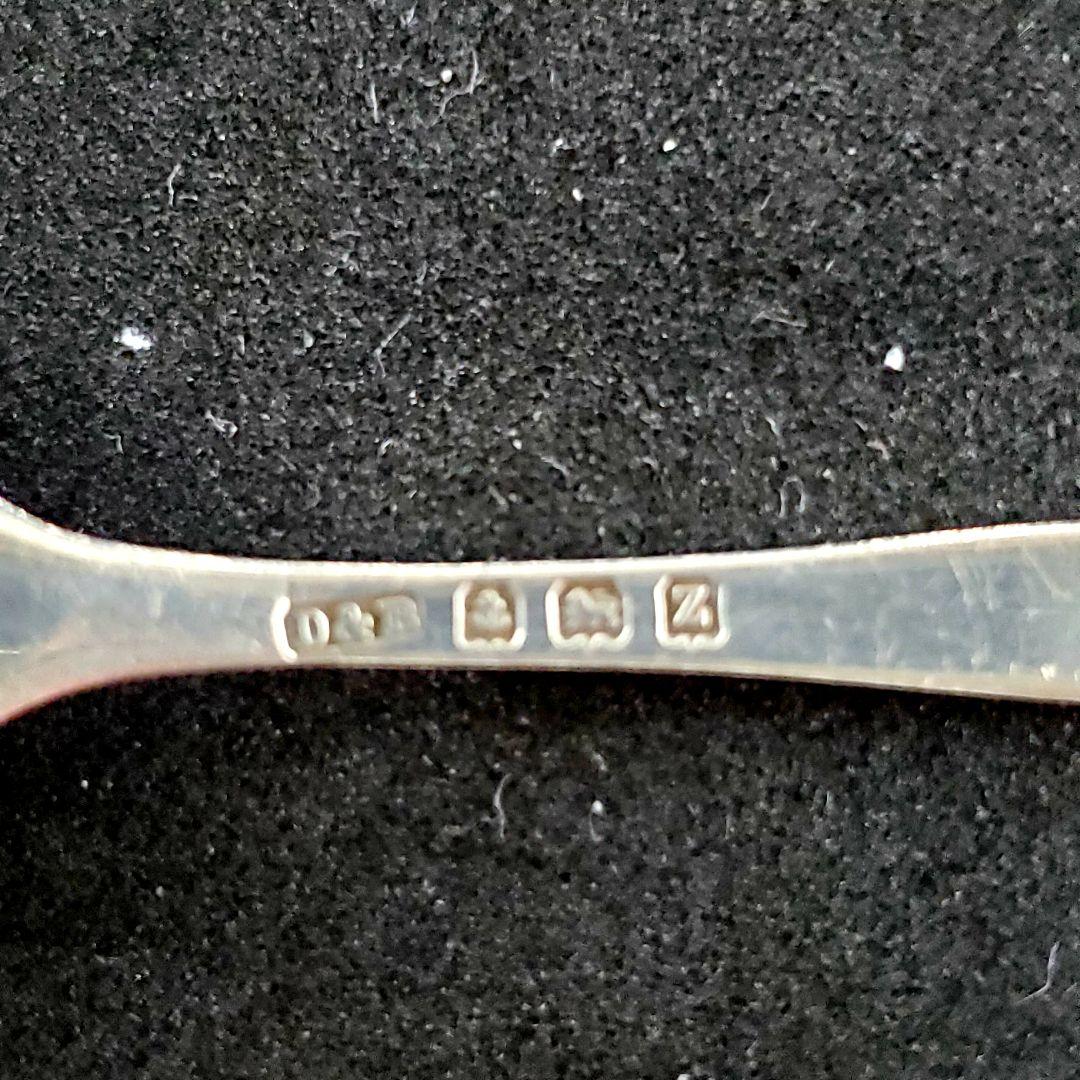 スターリングシルバースプーン6本セット英国アンティーク(1924年製造)箱入り