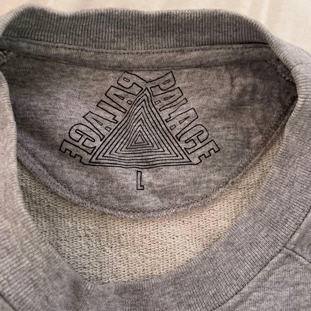 PALACE グレー スウェット