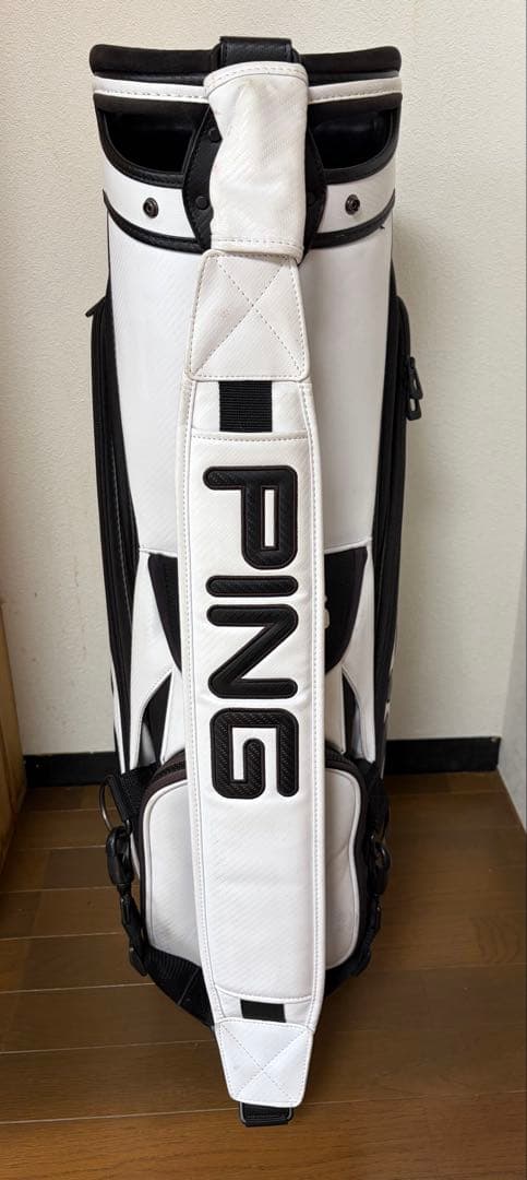 PING キャディバッグ ホワイト・ブラック
