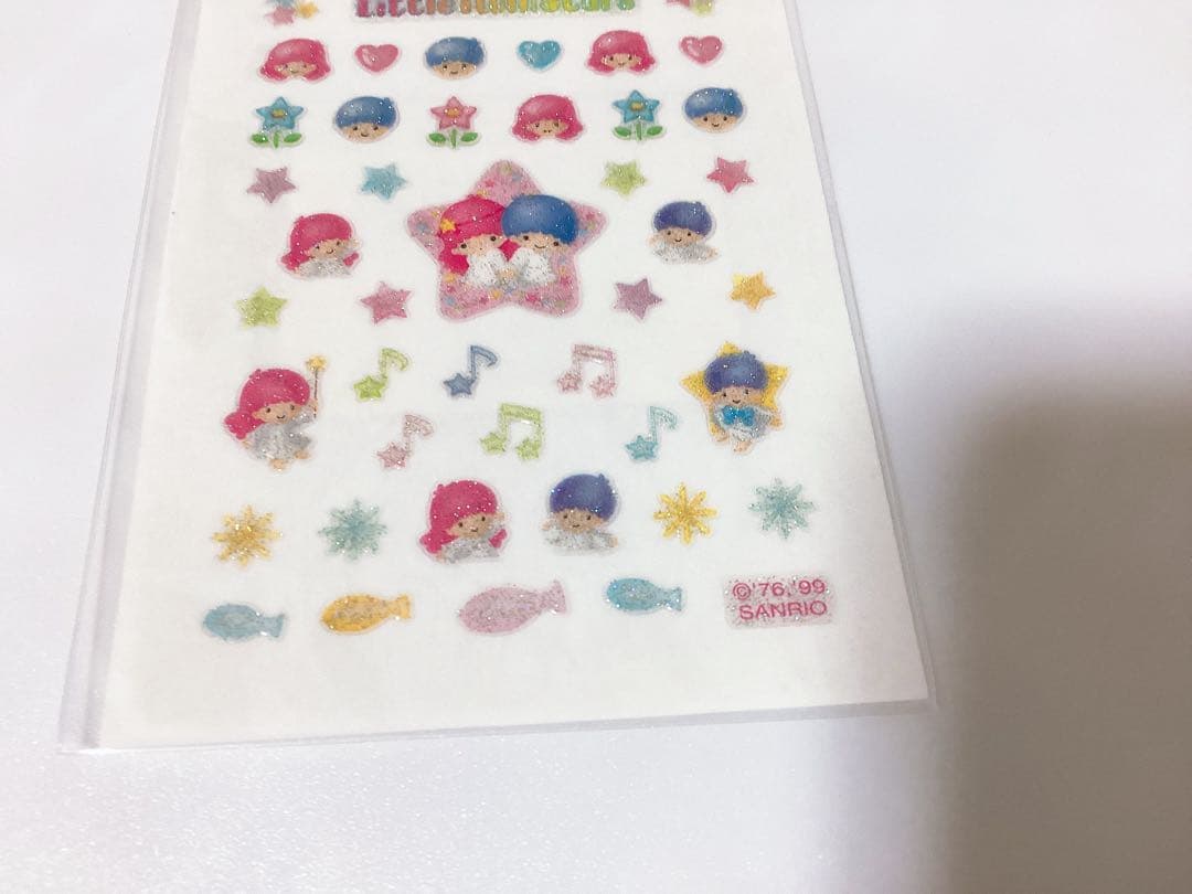 平成レトロ サンリオ ❤︎マイメロ❤︎ ❤︎キキララ❤︎ エンボスラメシール 5枚セット