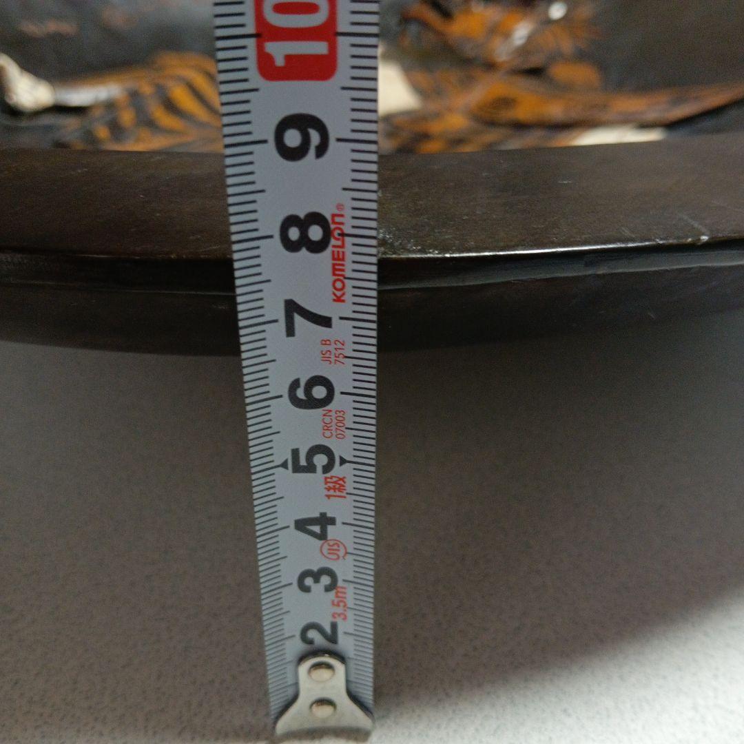 上田農民美術 師子舞 直径約45cm