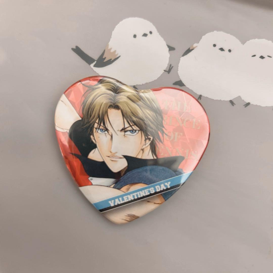 公*o様 新テニスの王子様　氷帝　跡部景吾　ハート缶バッジ