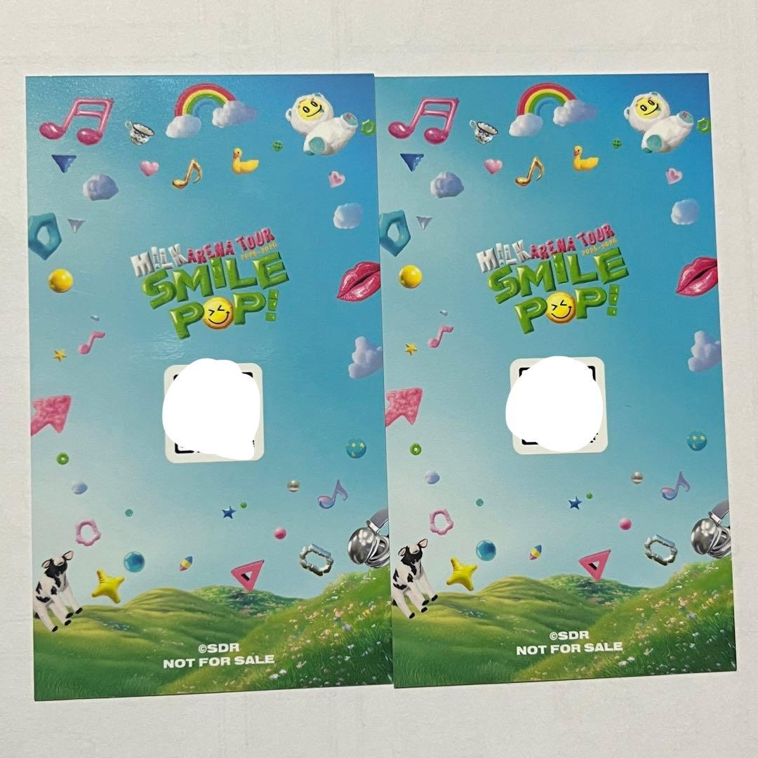 M!LK FC 入会・継続特典 佐野勇斗 山中柔太朗 ボイス付きトレカ