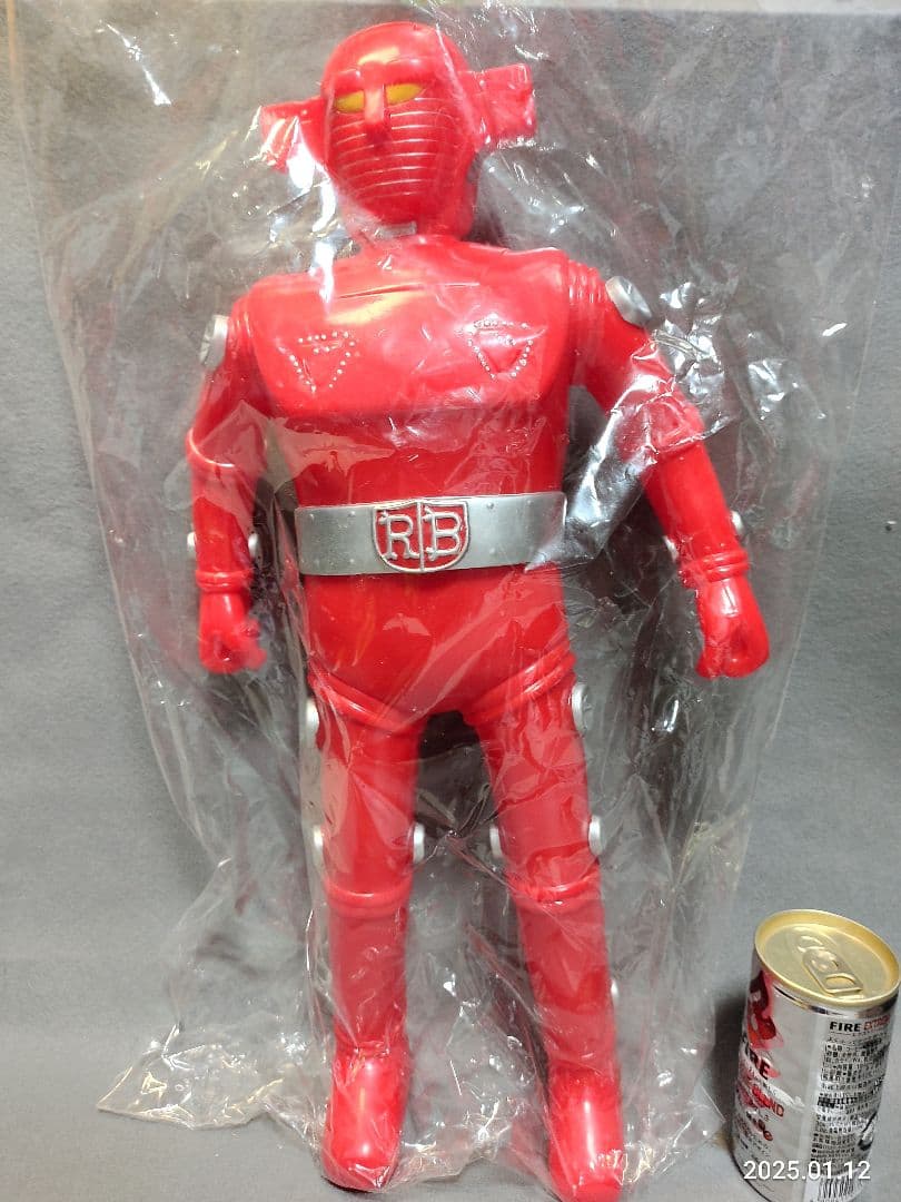 昭和レトロ レッドバロン ジャイアントソフビ 特大 パチ