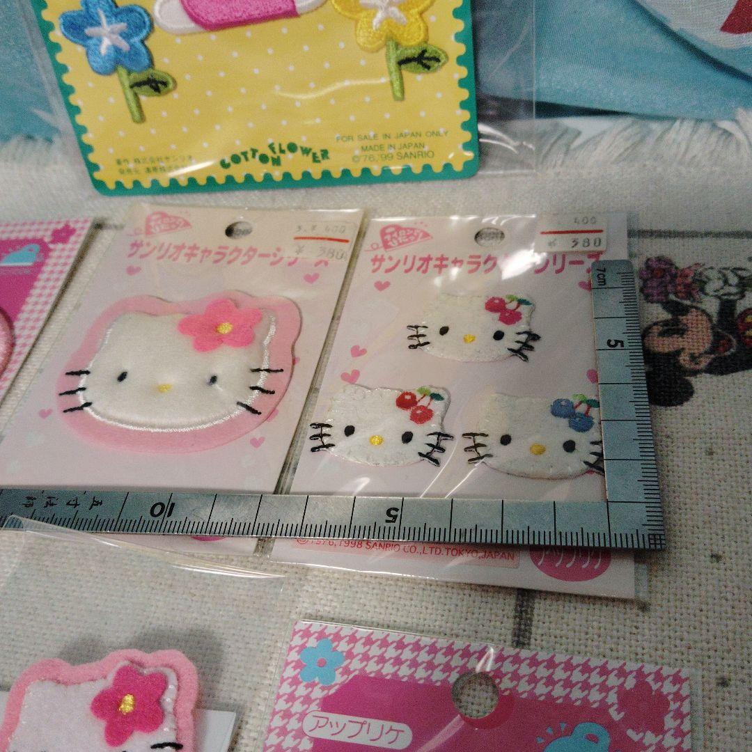 キティ　アップリケ　ワッペン　レトロ　ヴィンテージ　刺繍　まとめ
