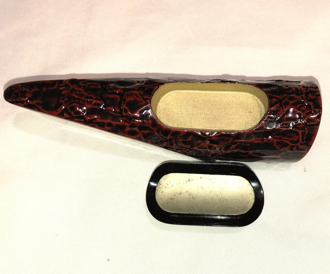 茶道具　玄々斎好　溜塗千鳥蒔絵舟香合　蜑小舟香合　美品　安値特売　値下ご容赦！！