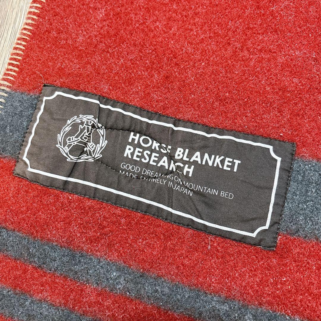 廃盤品✨ホースブランケットリサーチ レッド×グレー ハーフサイズ 1/2