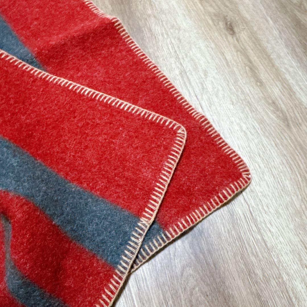 廃盤品✨ホースブランケットリサーチ レッド×グレー ハーフサイズ 1/2