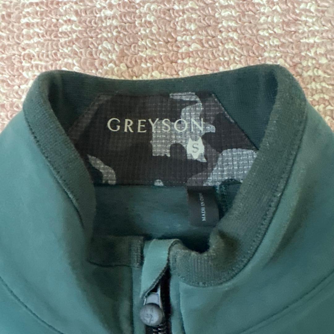 【美品】グレイソン GREYSON セコイア　グリーンジャケット　ゴルフ　防風