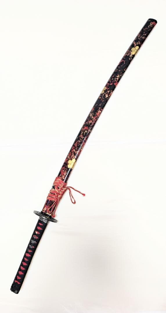 匿名配送　模造刀 戦国武将 前田慶次郎 大輪鍔 三本杉刃紋 大刀