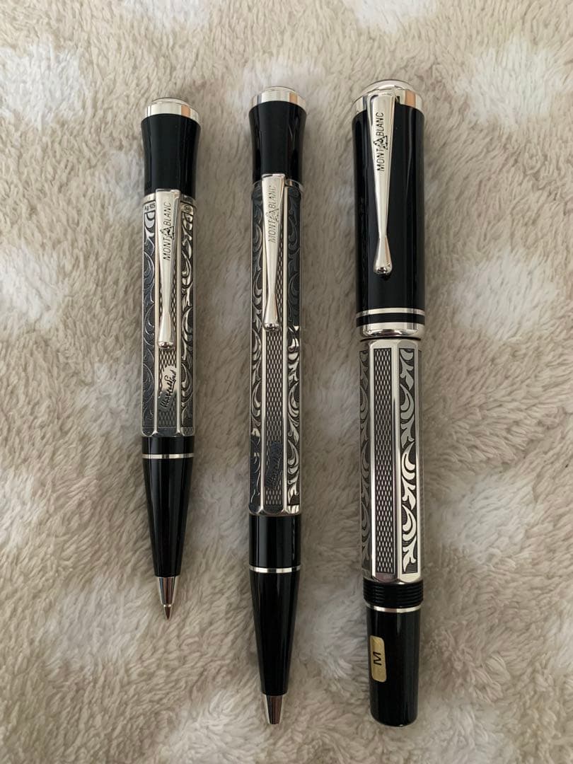 モンブラン 作家1999 プルースト万年筆・ボールペン・シャープペンシル セット