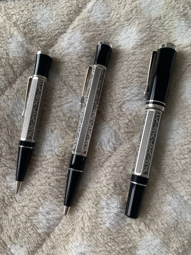 モンブラン 作家1999 プルースト万年筆・ボールペン・シャープペンシル セット