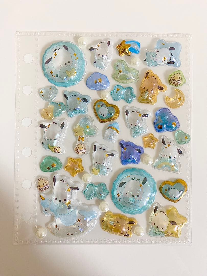シール帳　完成品　ポチャッコ　はぴだんぶい　キキララ　サンリオ