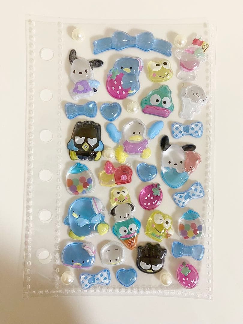 シール帳　完成品　ポチャッコ　はぴだんぶい　キキララ　サンリオ