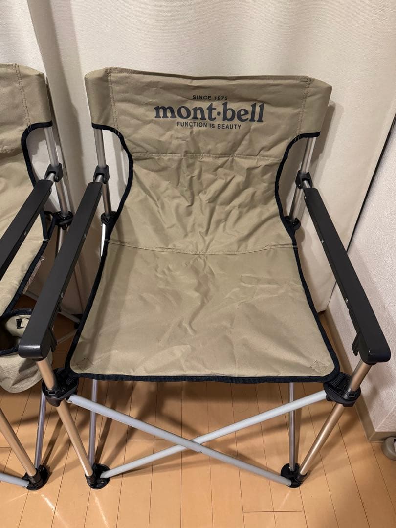 mont-bell アウトドアチェア 2脚セット