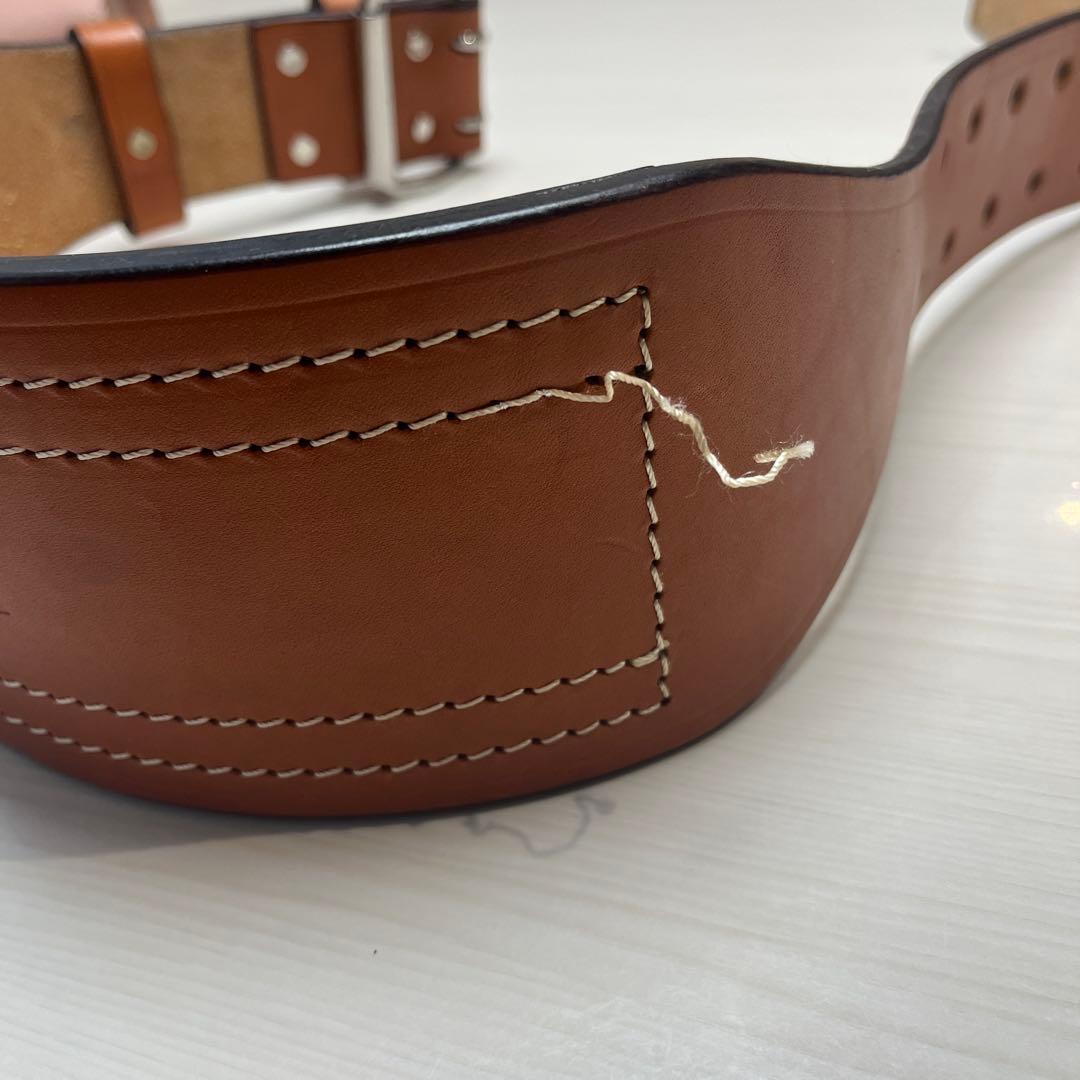 Bester レザー パワーベルト ブラウン