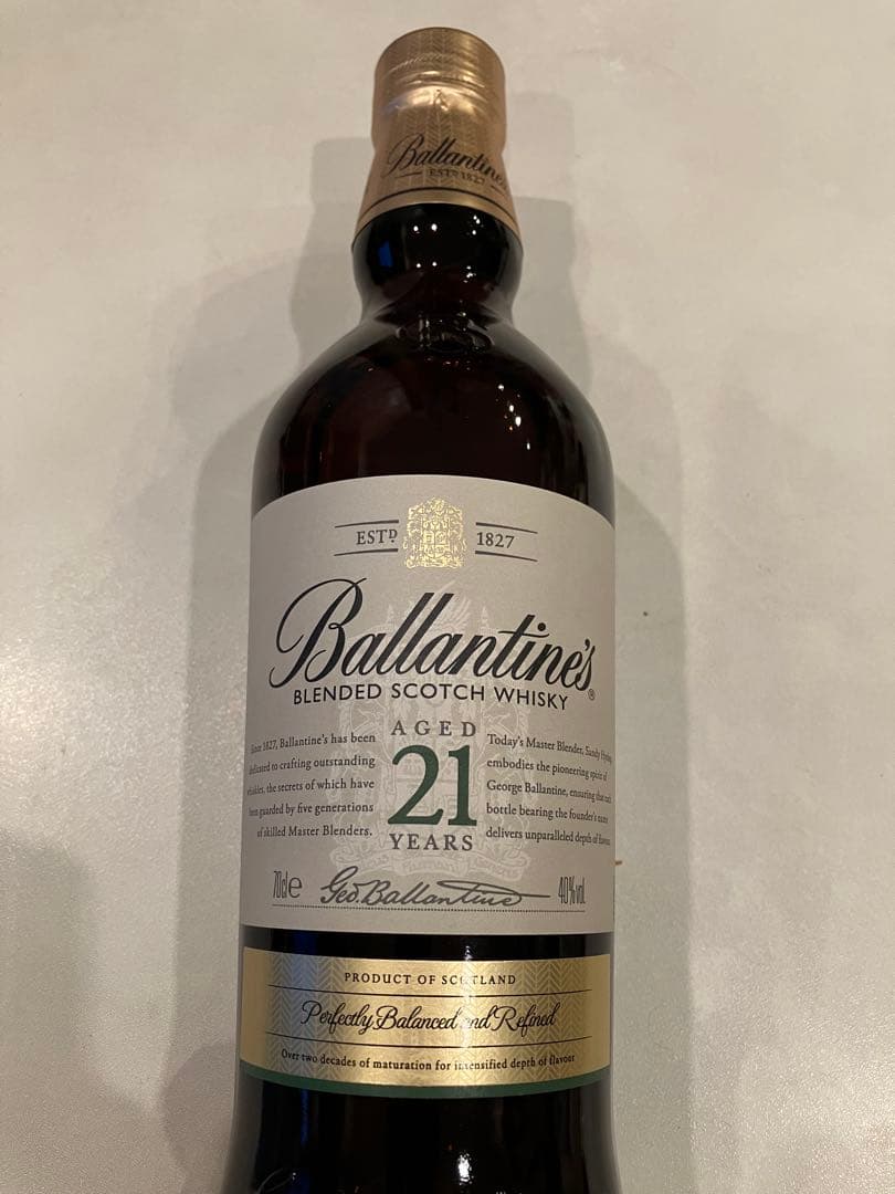 Ballantine's 21年 ブレンデッドスコッチウイスキー 700ml