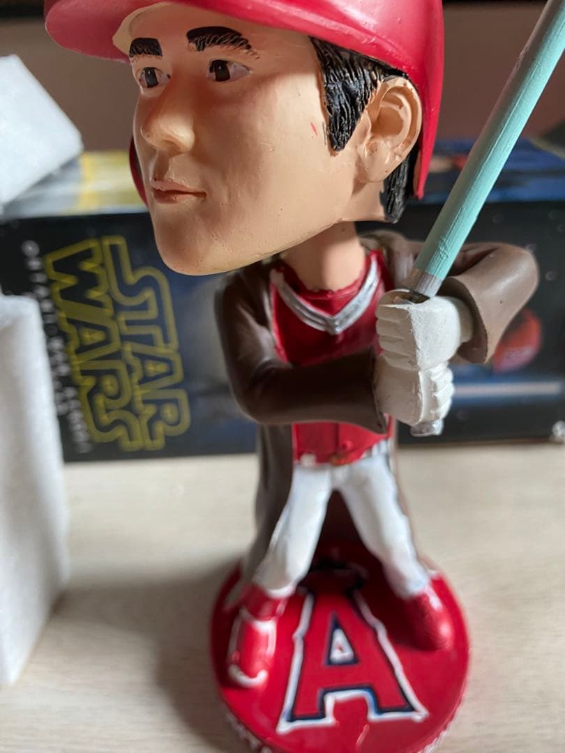 希少品！大谷翔平　エンジェルススターウォーズ　コラボボブルヘッド