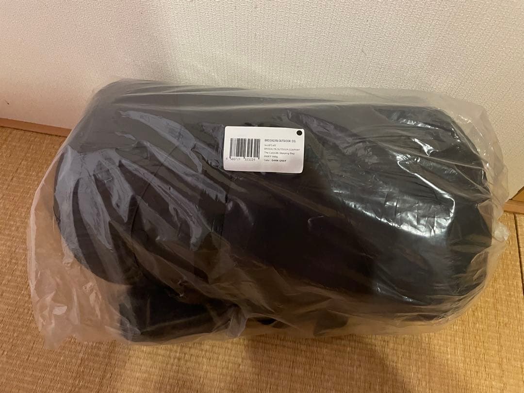 BROOKLYN OUTDOOR COMPANY ダークグレー寝袋　800FP