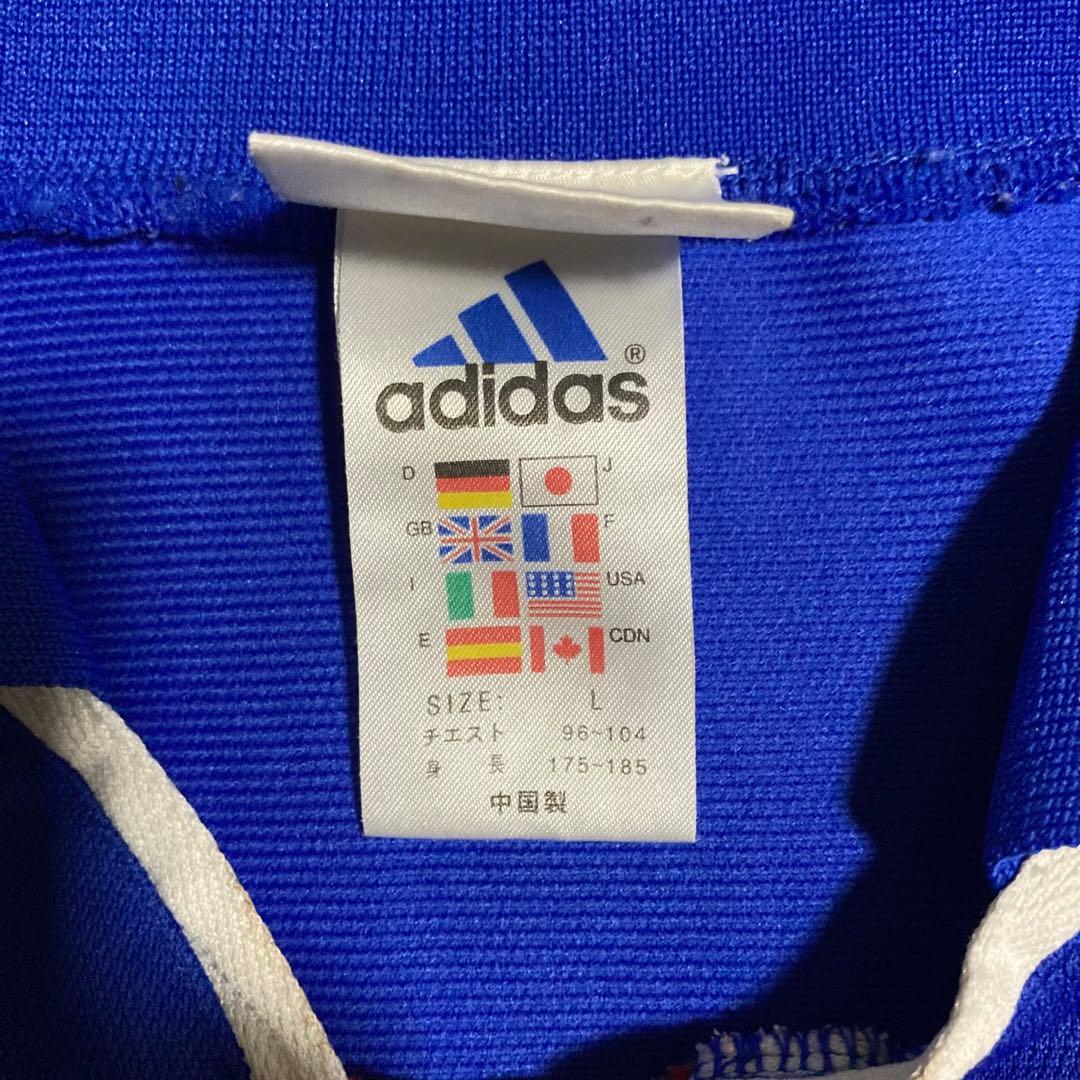 サッカーフランス代表 adidas アディダス ユニフォーム サイズL ジダン