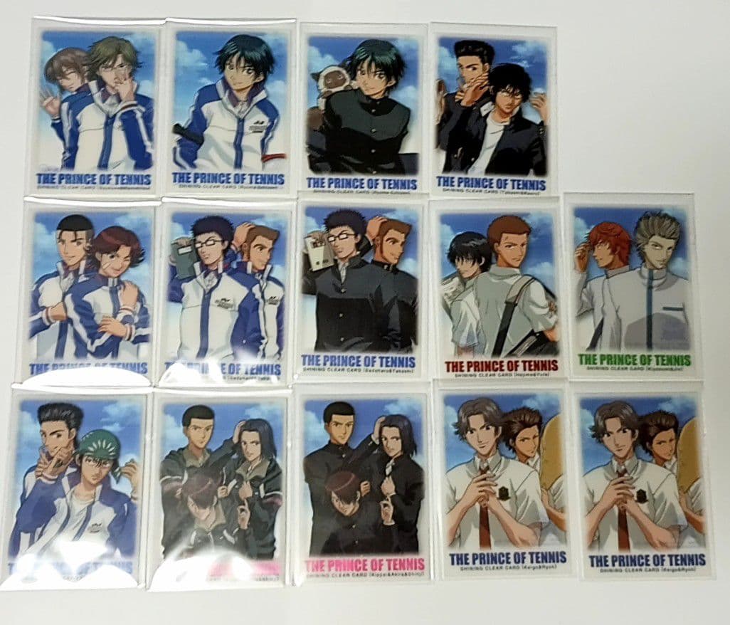 29,テニスの王子様　シャイニングクリアカード　制服　ジャージ　14枚セット