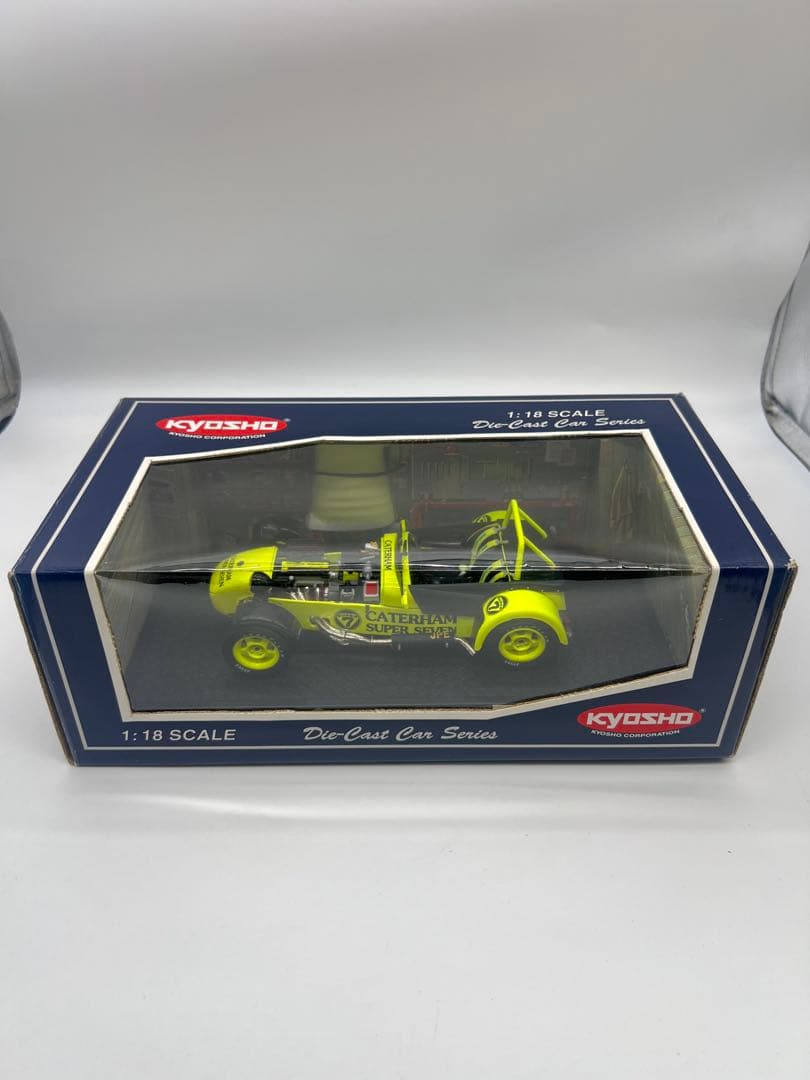 No416ミニカー1/18箱ありCATERHAM SUPER SEVEN JPE