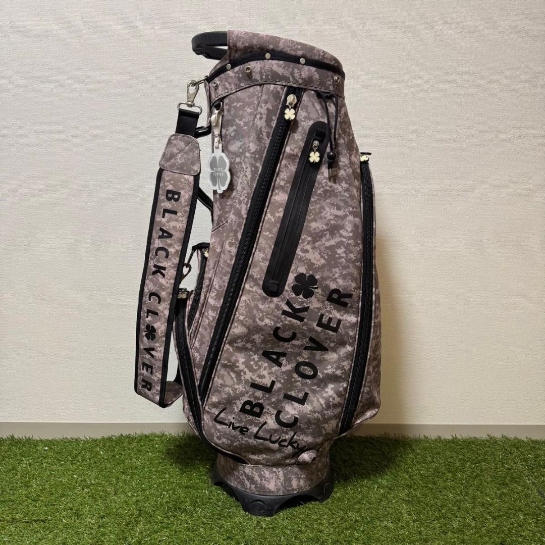 BLACK CLOVER ブラッククローバー キャディバッグ 9型 迷彩