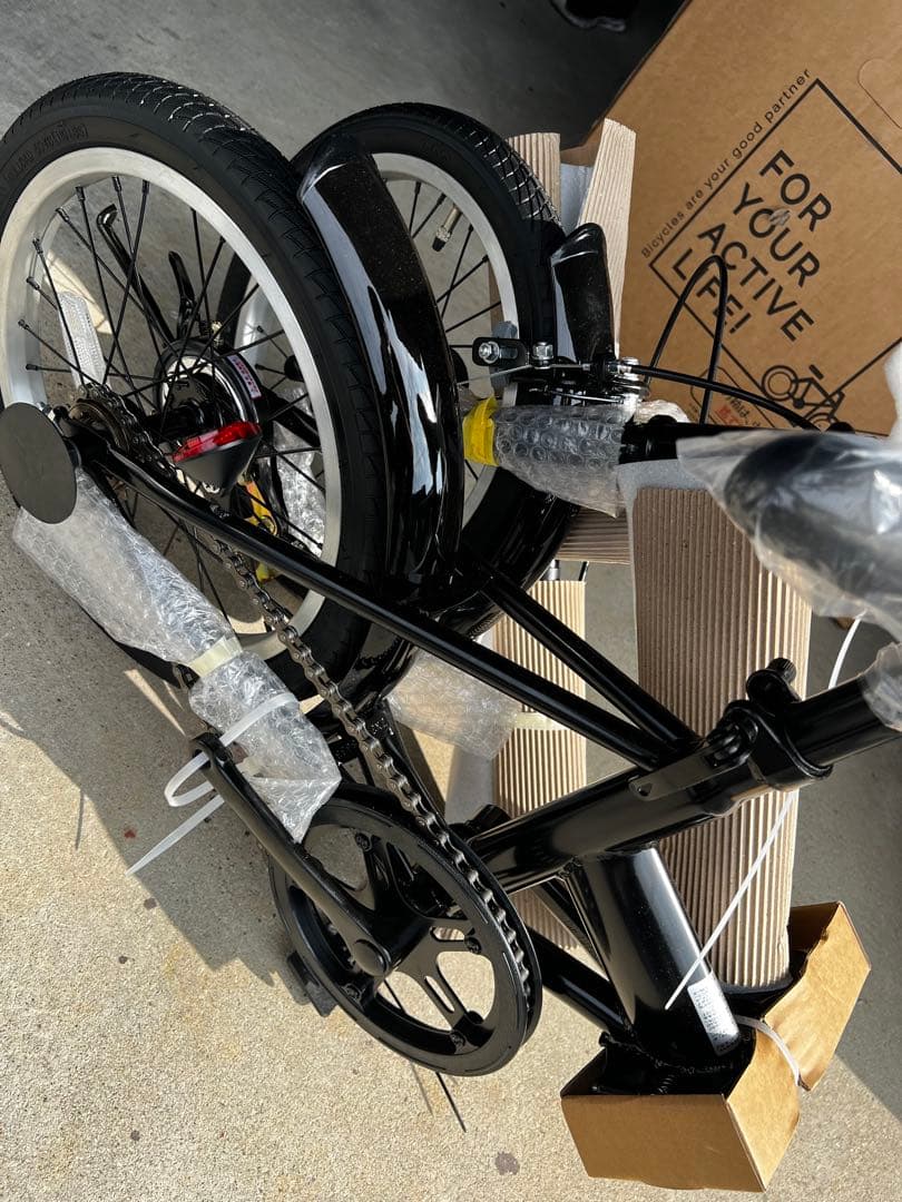 新品 ミムゴフィールドチャンプ 16インチ折畳み自転車BK