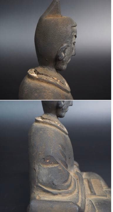 送料無料　戦国時代～安山桃山時代木造菅原道真像