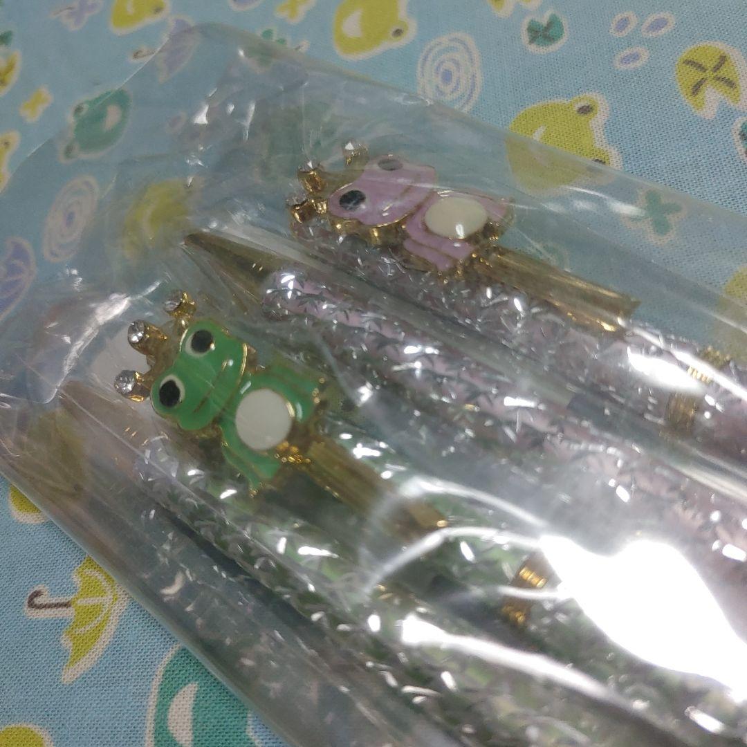 カエルデザイン ボールペン 4本セット
