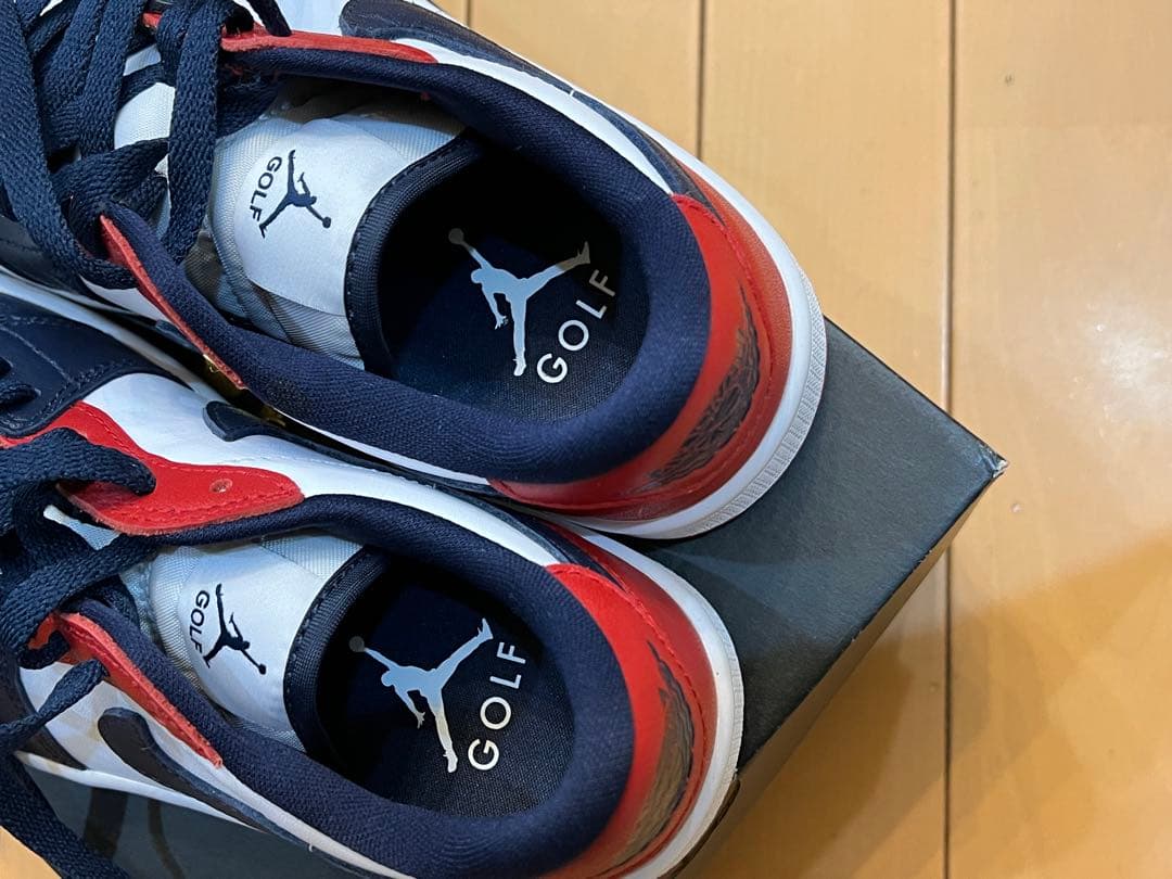 Nike Air Jordan 1 Low ホワイト/ネイビー/レッド