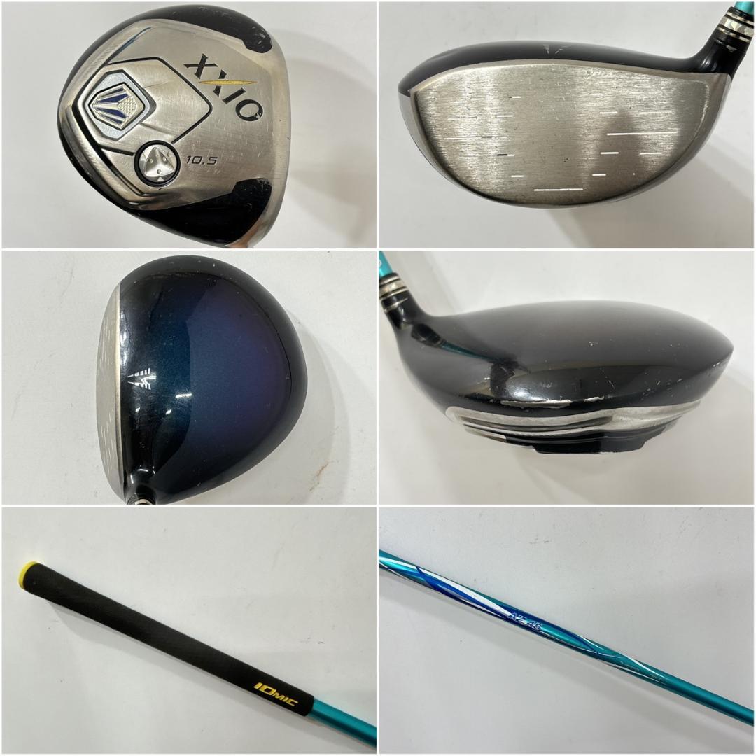 メンズ右利き初心者用　ゼクシオ　4＆6＆8代目　ゴルフクラブセット　W-2554