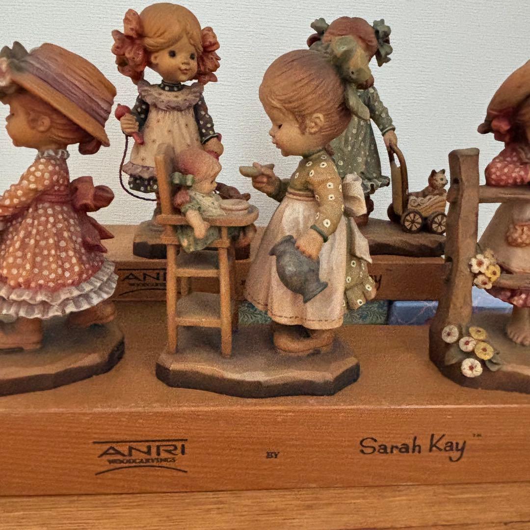 アンリ人形　サラ　ケイ　Sarah Kay 置物 5体セット ANRI 限定品