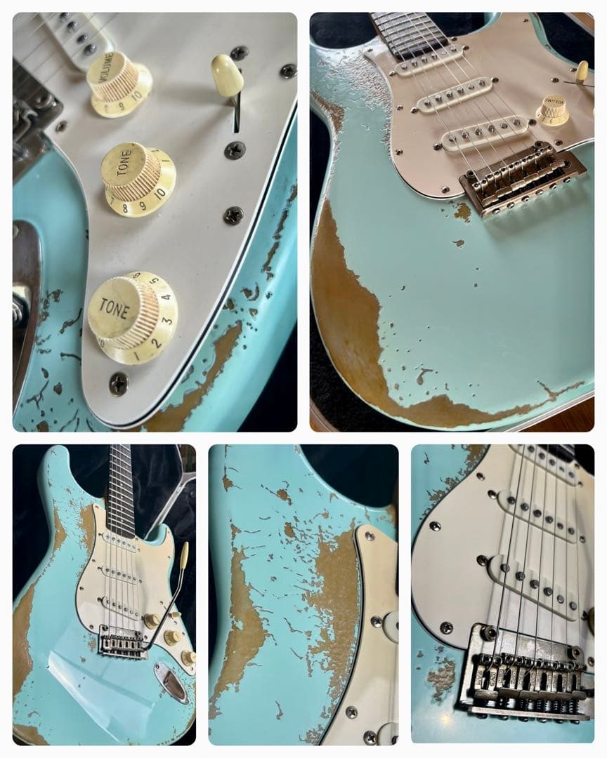 テト、プロフ必読ですさま専用ハードレリック ストラトキャスター タイプ