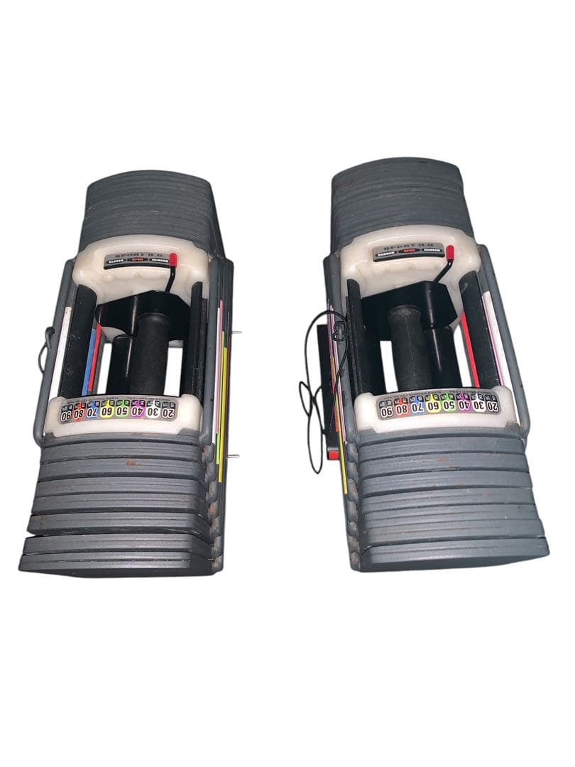 TOP FILM アジャスタブルダンベル27段階調節 41キロ 1/2個②